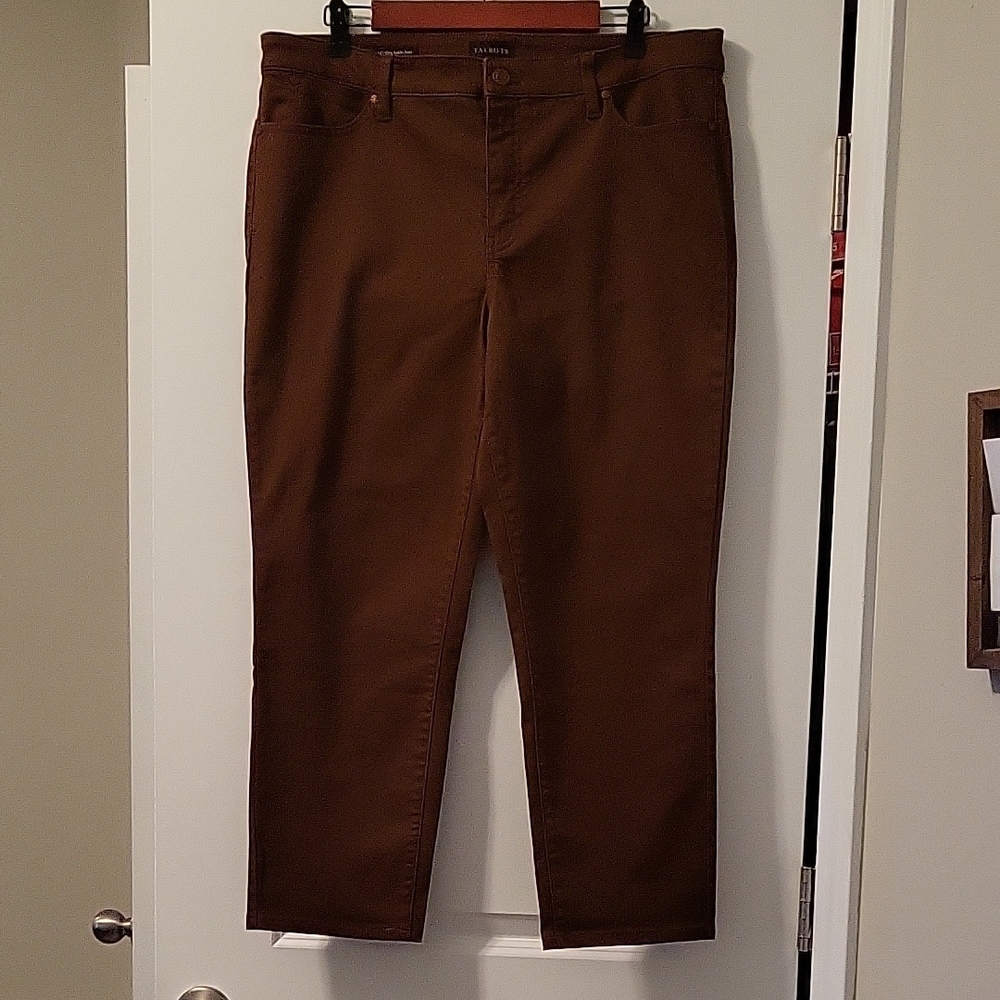 Talbots Brown Ankle Pants